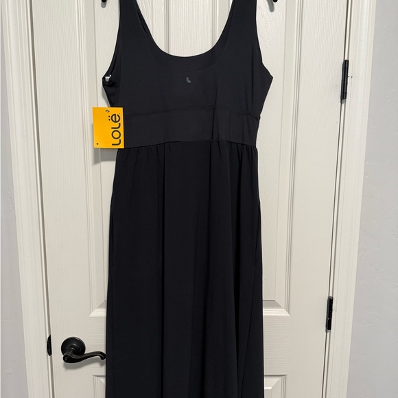 NWT Lole Classic Black Strapless Dress - Picture 2 of 4